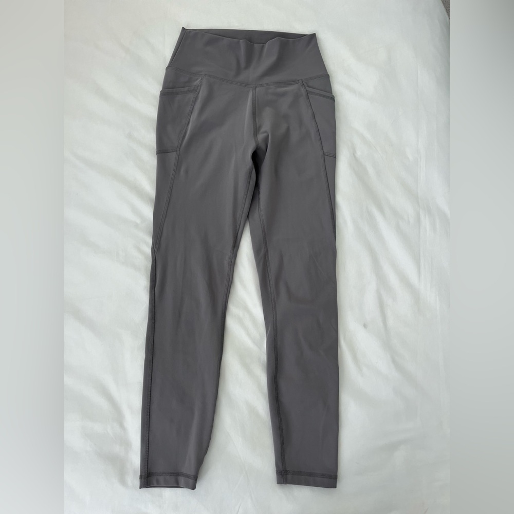 Grey high waisted leggings